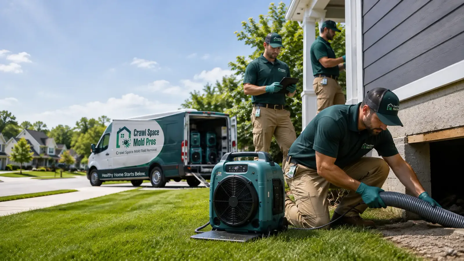 Crawl Space Mold Removal in Beaverville, IL